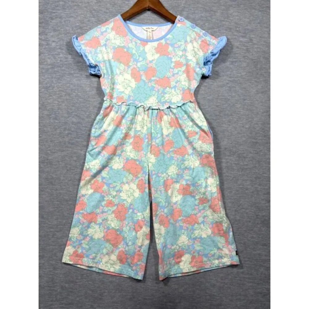 Matilda Jane Girls Floral Jumpsuit 8 Far Out‎ Floral Romper